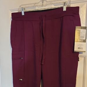 Purple Barco Scrub Pants